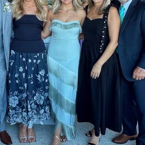 Mint lover and friends fringe dress